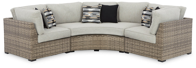 Calworth Beige 3-Piece Outdoor Sectional