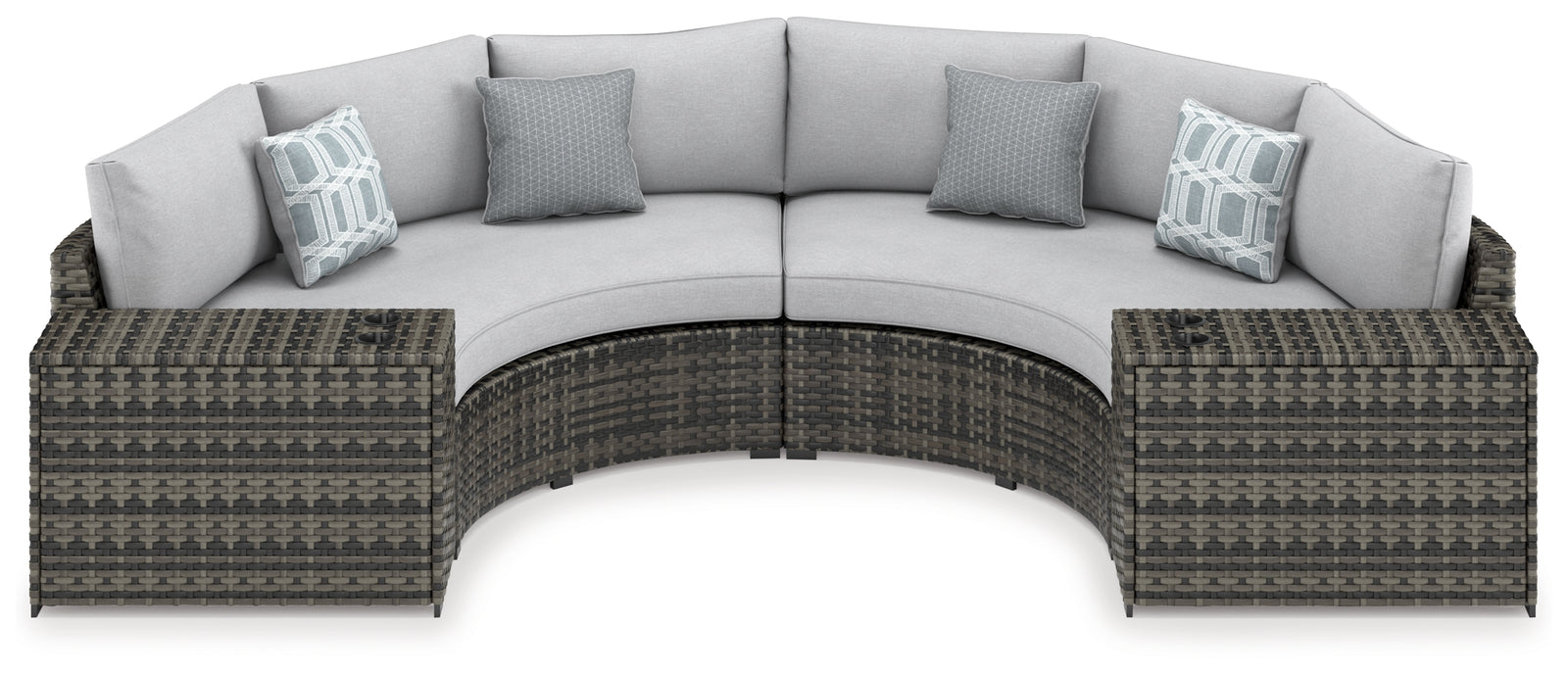 Harbor Court Gray 4-Piece Outdoor Sectional