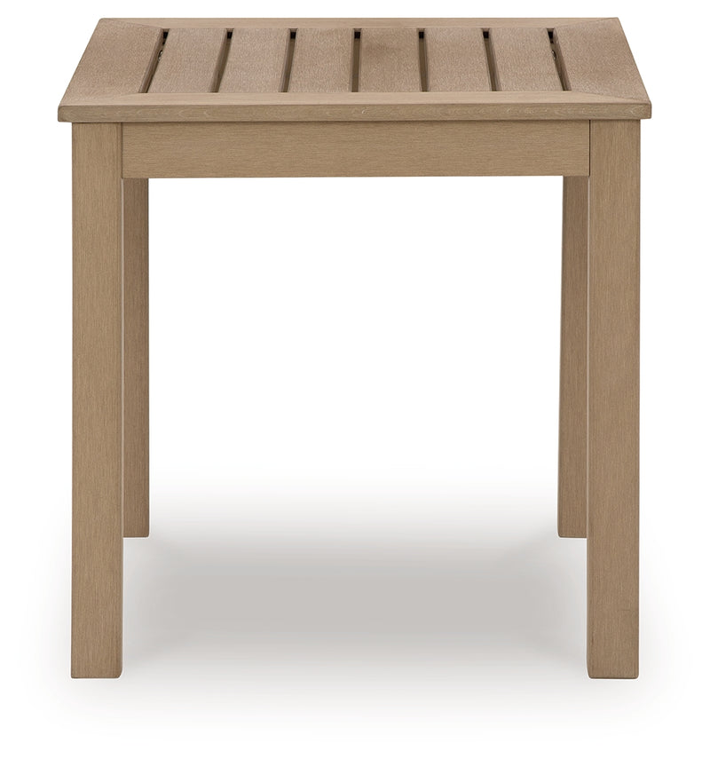 Hallow Creek Driftwood Outdoor End Table