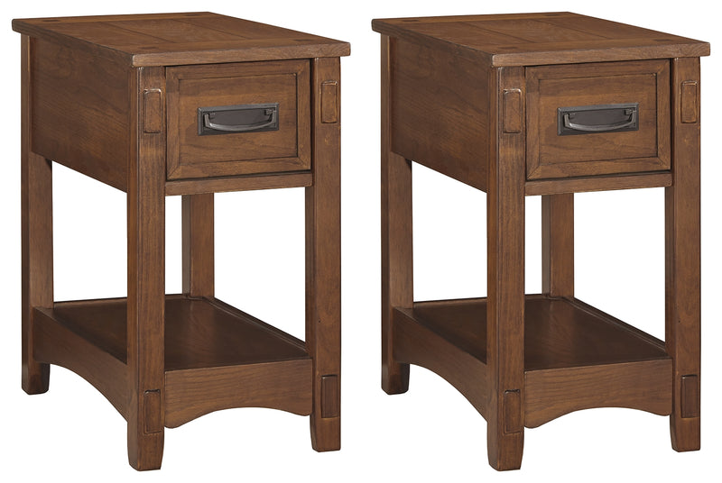 Breegin Brown 2 End Tables PKG008423 - T007-319 | T007-319