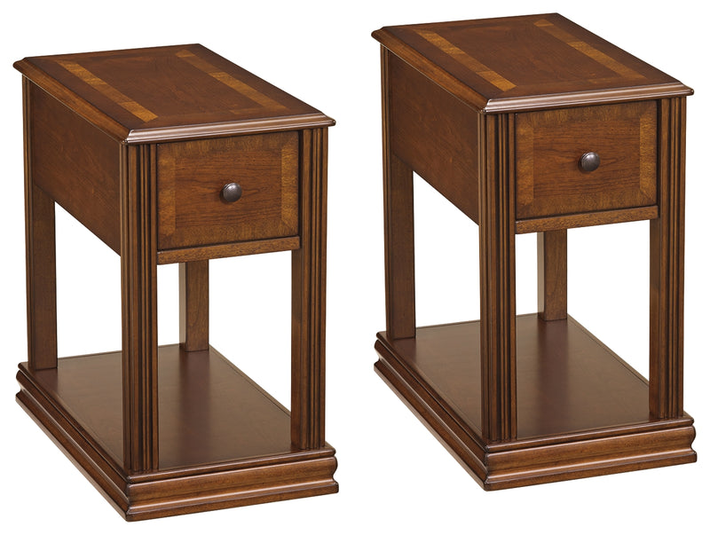 Breegin Brown 2 End Tables