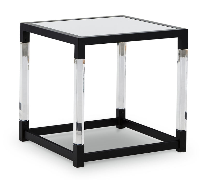 Nallynx Metallic Gray 2 End Tables