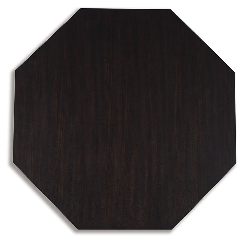 Chasinfield Dark Brown Coffee Table With 2 End Tables