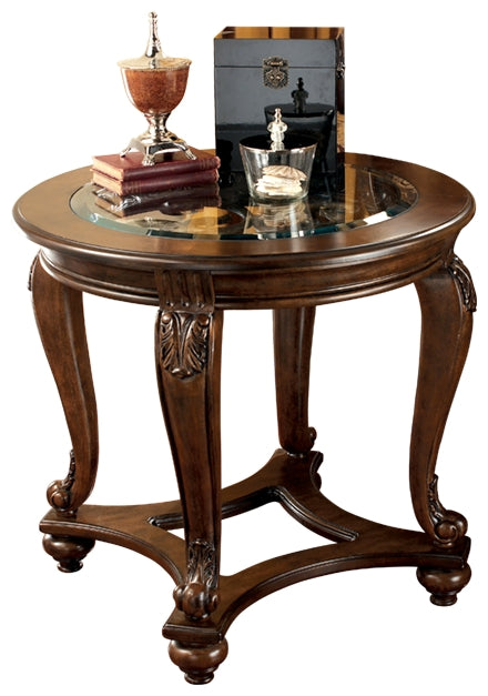 Norcastle Dark Brown 2 End Tables