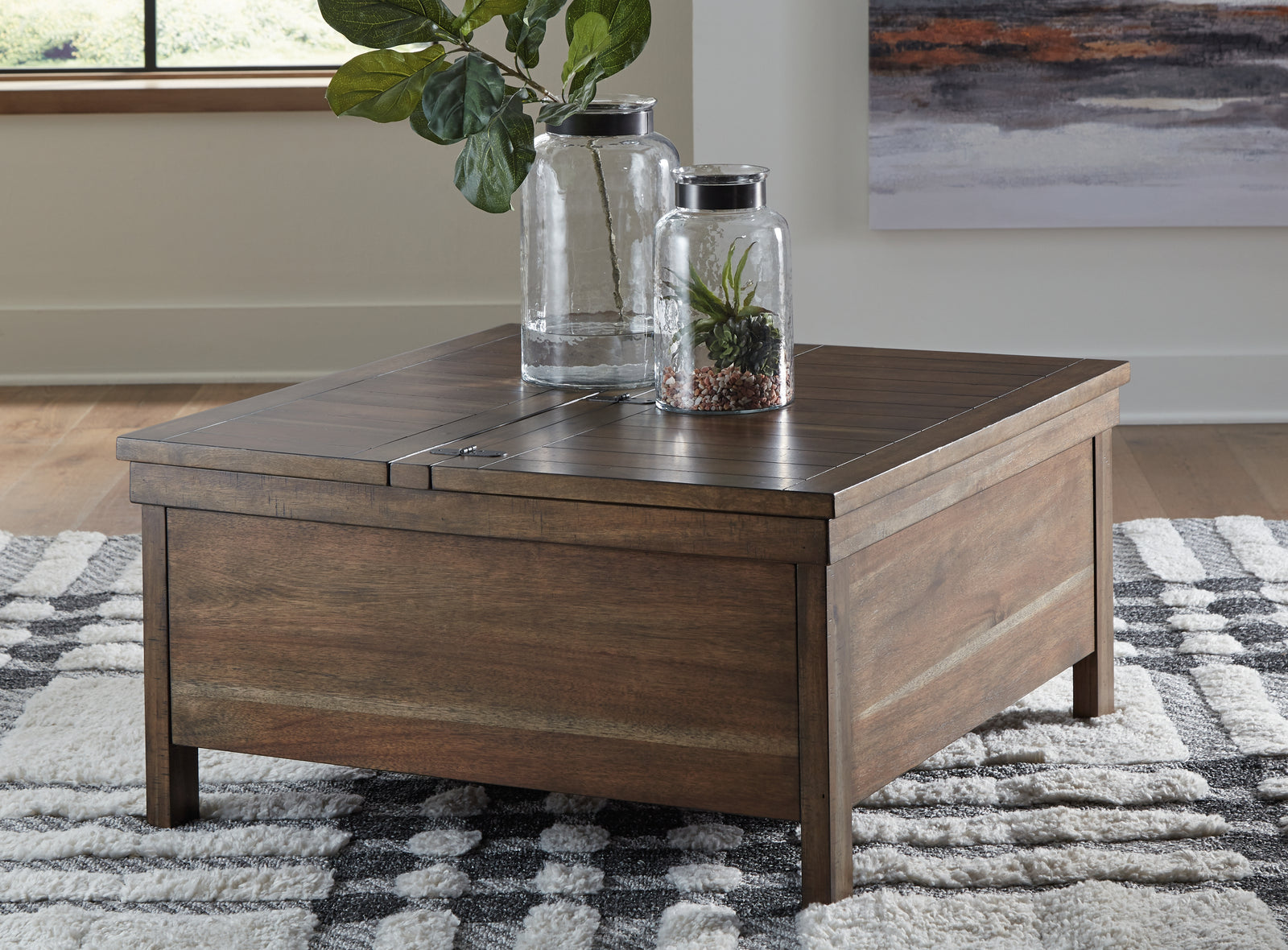 Moriville Grayish Brown Coffee Table With 2 End Tables PKG015590 - T731-9 | T731-3 | T731-3