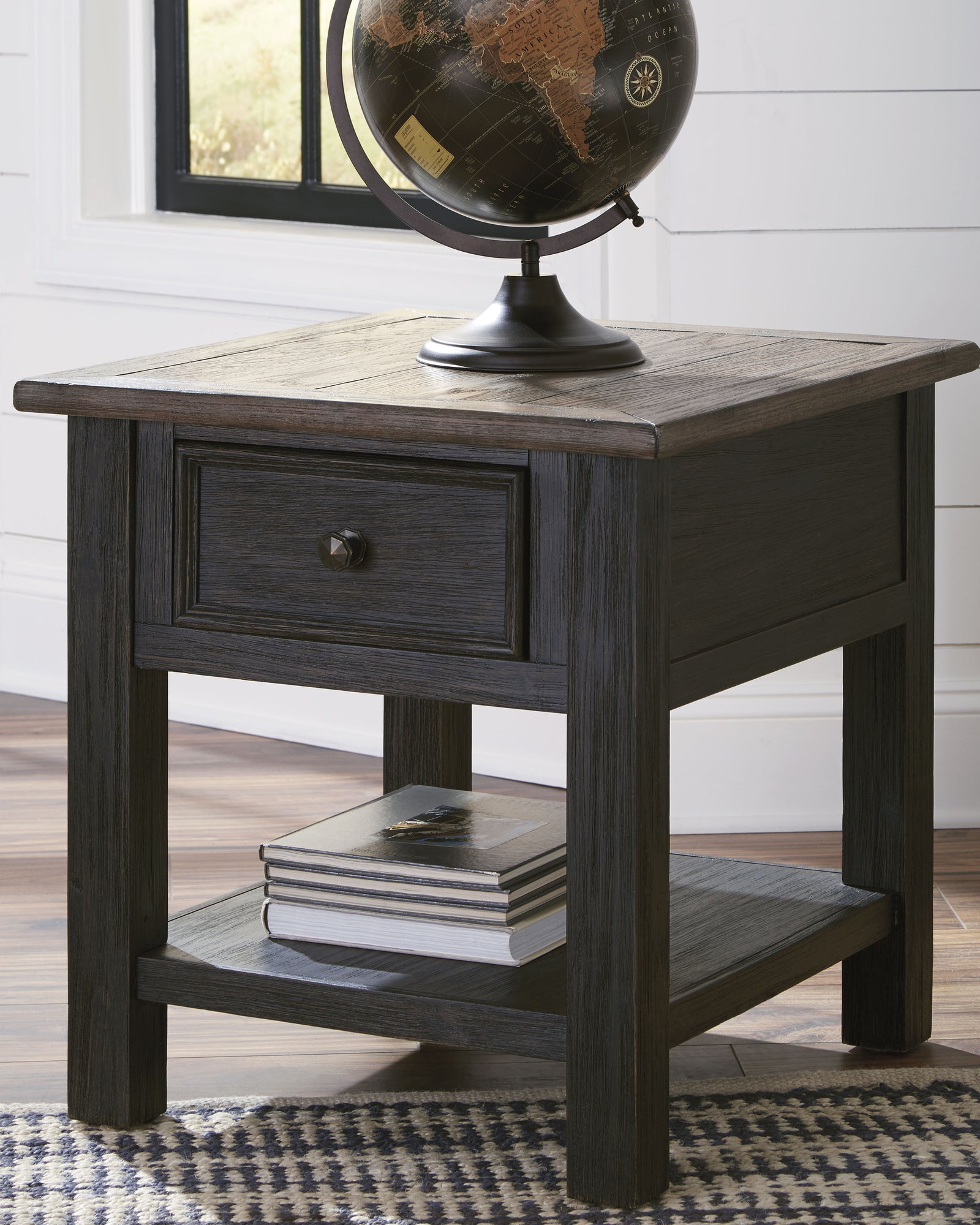 Tyler Grayish Brown Black Creek 2 End Tables