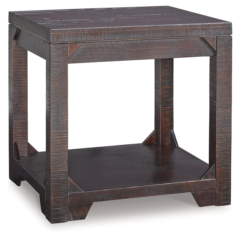 Rogness Rustic Brown Coffee Table With 2 End Tables