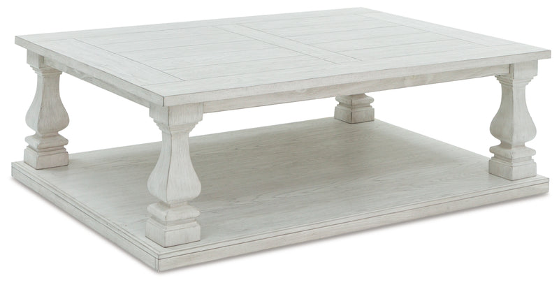 Arlendyne Antique White Coffee Table With 2 End Tables
