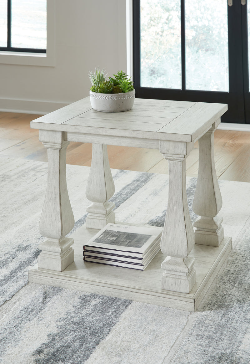 Arlendyne Antique White Coffee Table With 2 End Tables