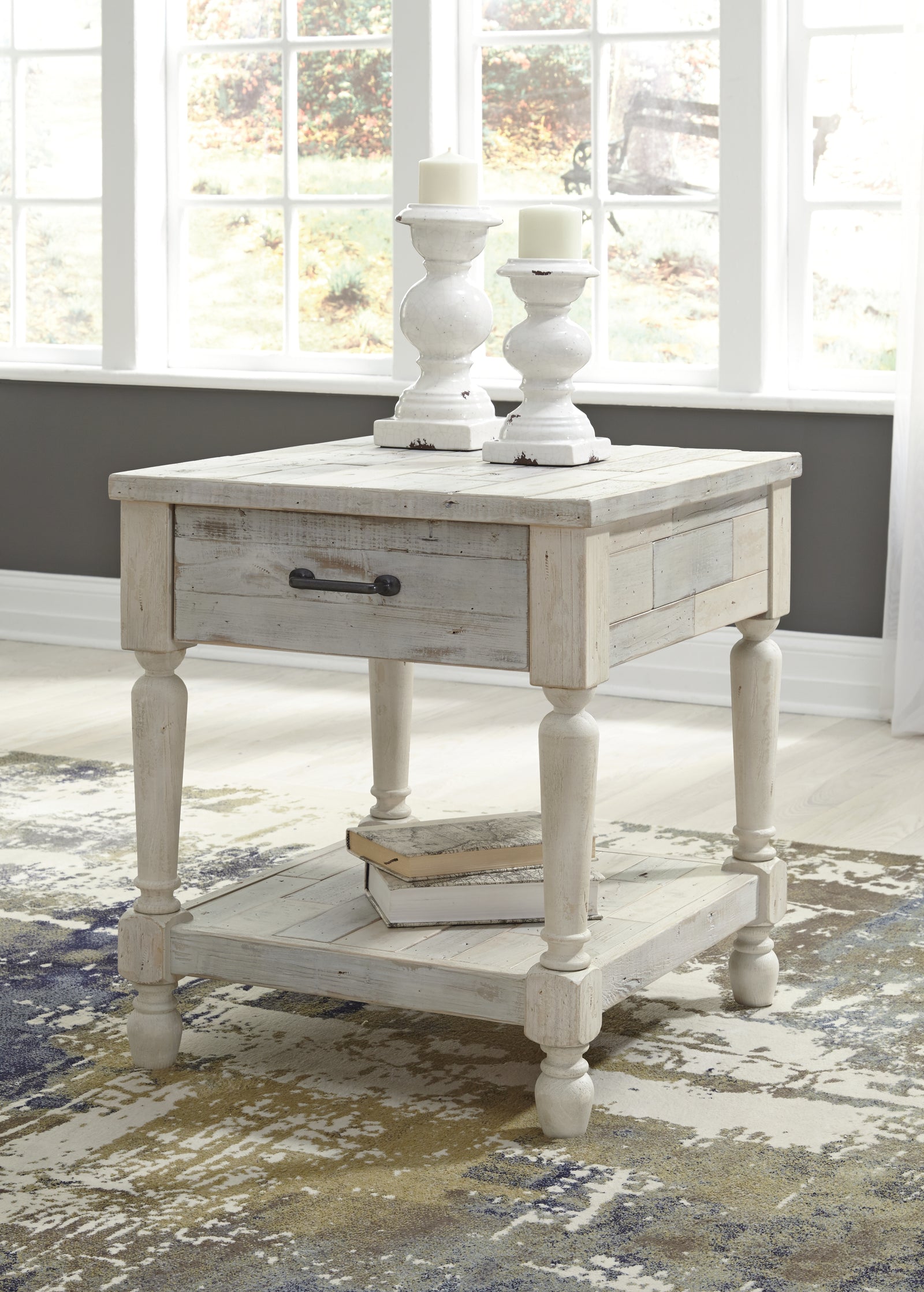 Shawnalore Whitewash 2 End Tables