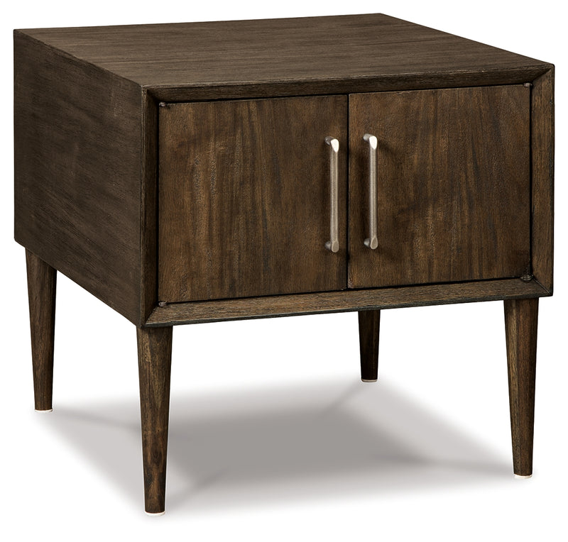 Kisper Dark Brown 2 End Tables