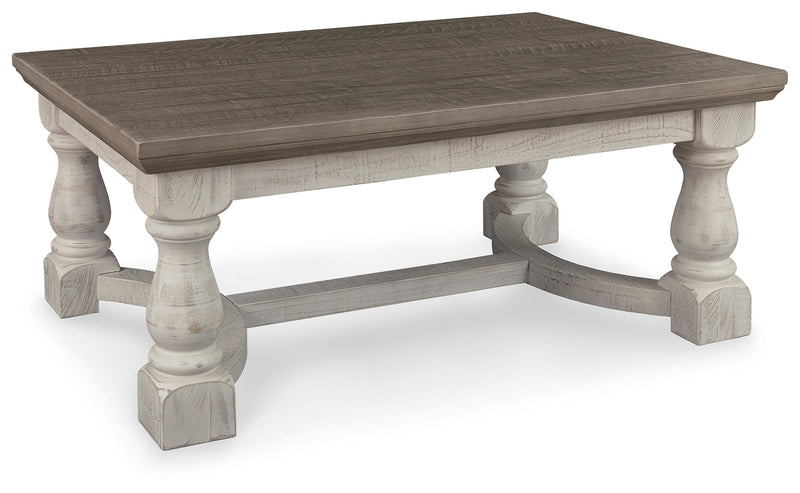 Havalance Gray White Coffee Table With 1 End