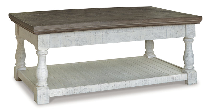 Havalance Gray White Coffee Table With 2 End Tables