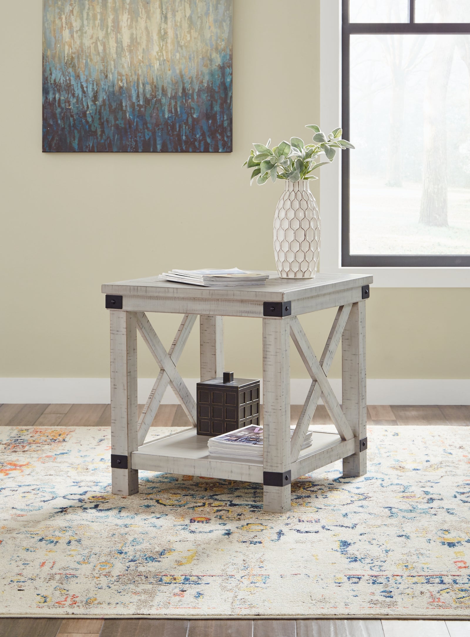 Carynhurst Whitewash 2 End Tables