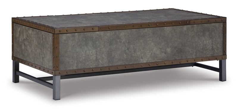 Derrylin Brown Coffee Table With 2 End Tables