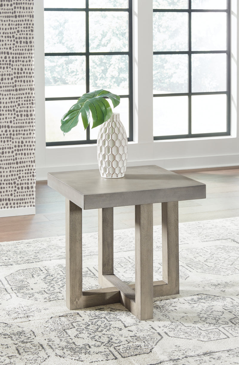 Lockthorne Gray Coffee Table With 2 End Tables