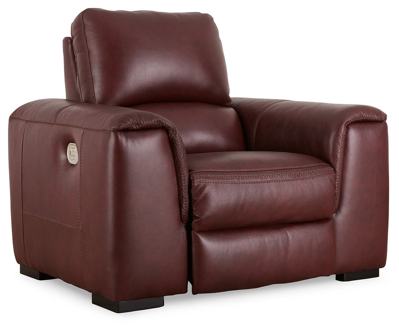 Alessandro Garnet Sofa Loveseat And Recliner