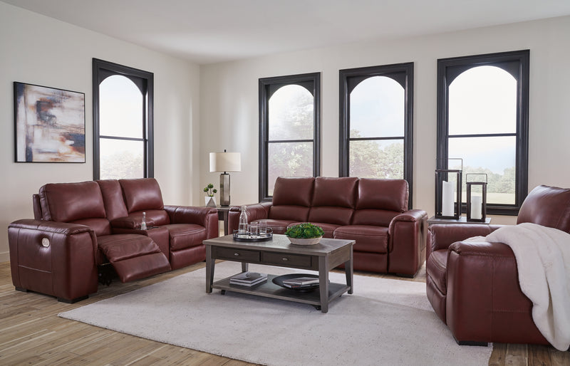 Alessandro Garnet Sofa Loveseat And Recliner