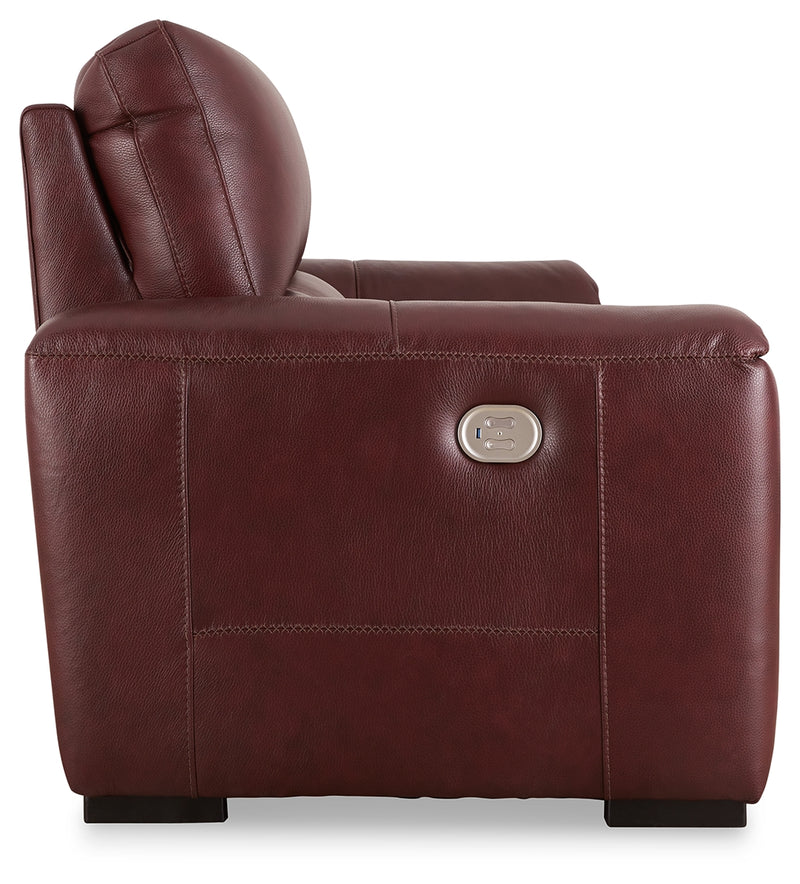 Alessandro Garnet Sofa Loveseat And Recliner