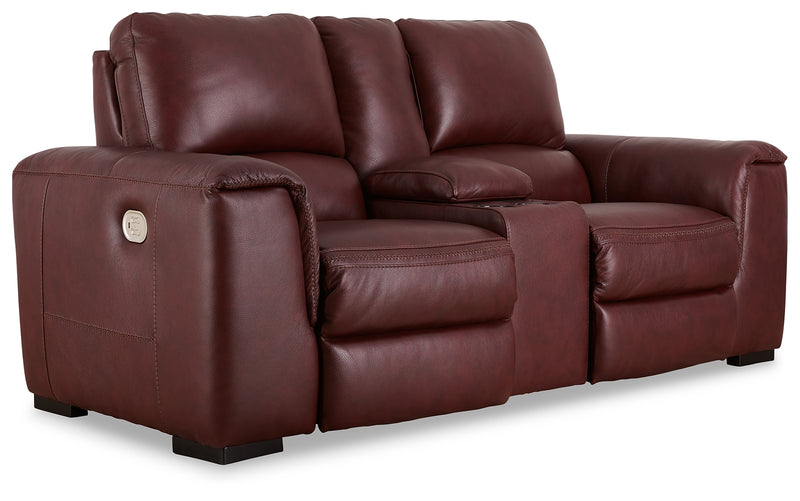 Alessandro Garnet Sofa Loveseat And Recliner