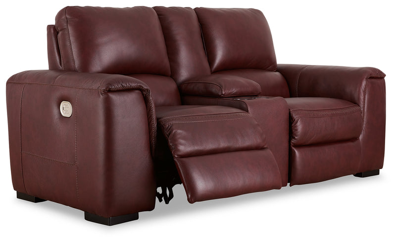 Alessandro Garnet Sofa Loveseat And Recliner