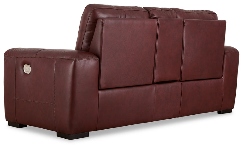 Alessandro Garnet Sofa Loveseat And Recliner