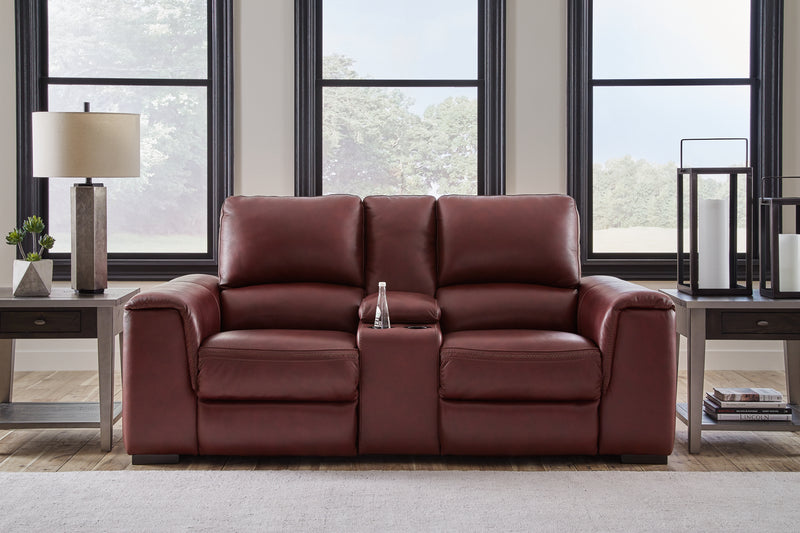 Alessandro Garnet Sofa Loveseat And Recliner