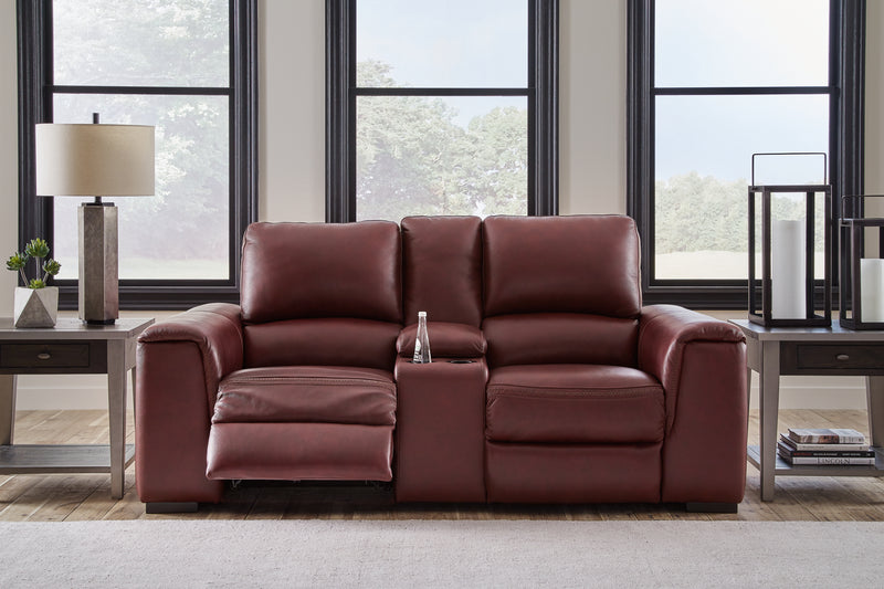 Alessandro Garnet Sofa Loveseat And Recliner