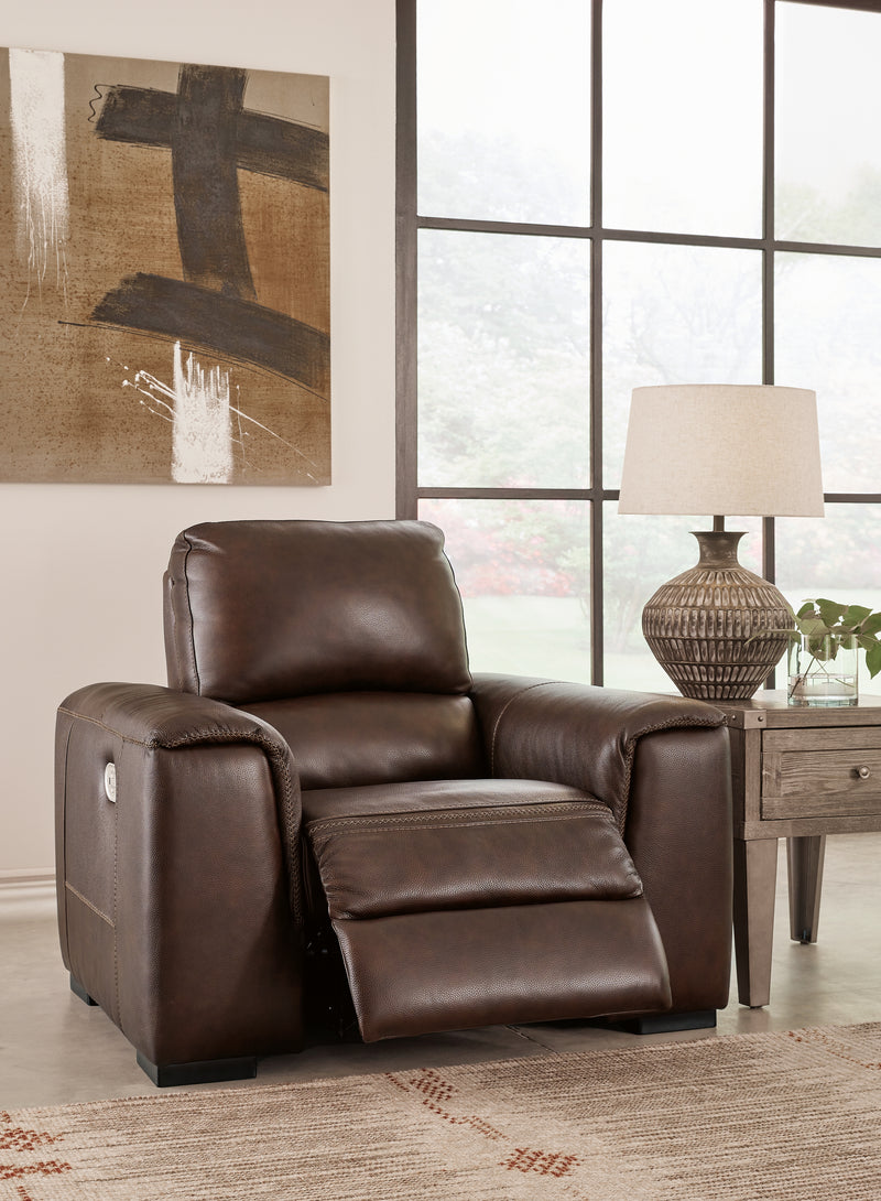 Alessandro Walnut Sofa Loveseat And Recliner