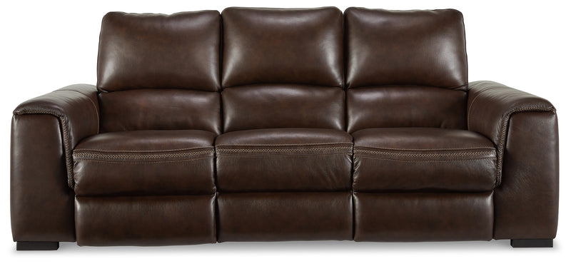 Alessandro Walnut Sofa Loveseat And Recliner