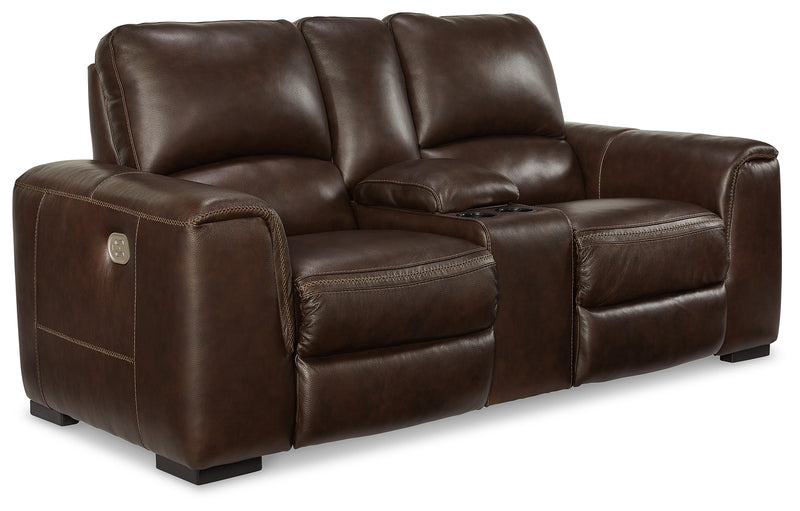 Alessandro Walnut Sofa Loveseat And Recliner