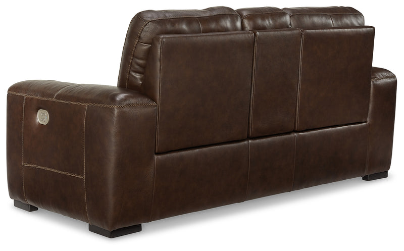 Alessandro Walnut Sofa Loveseat And Recliner