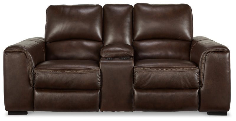 Alessandro Walnut Sofa Loveseat And Recliner