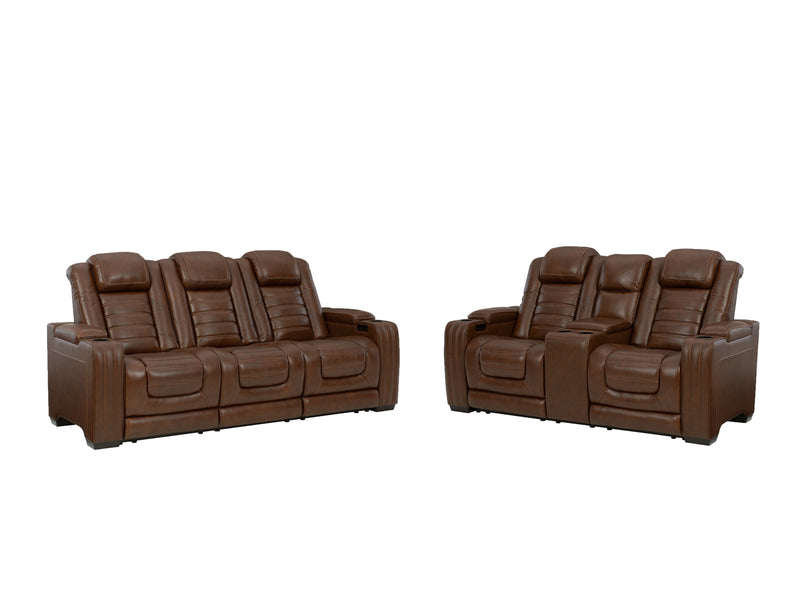 Backtrack Chocolate Sofa And Loveseat