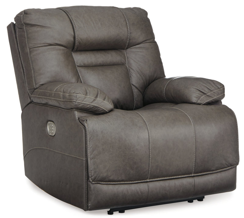 Wurstrow Smoke Sofa Loveseat And Recliner