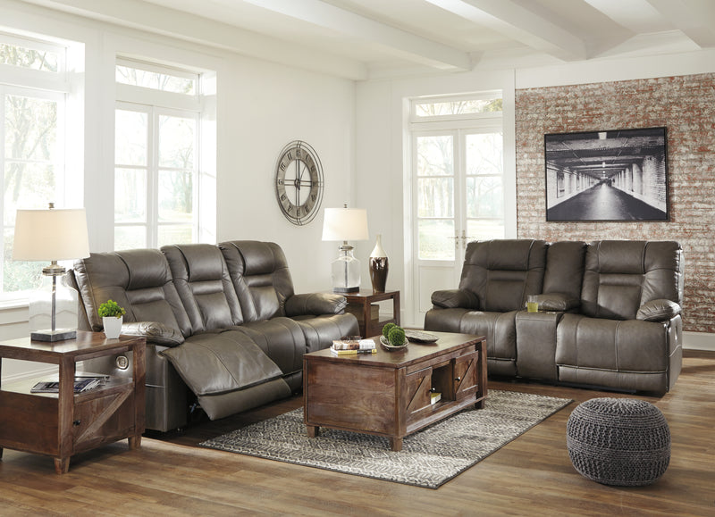 Wurstrow Smoke Sofa And Loveseat