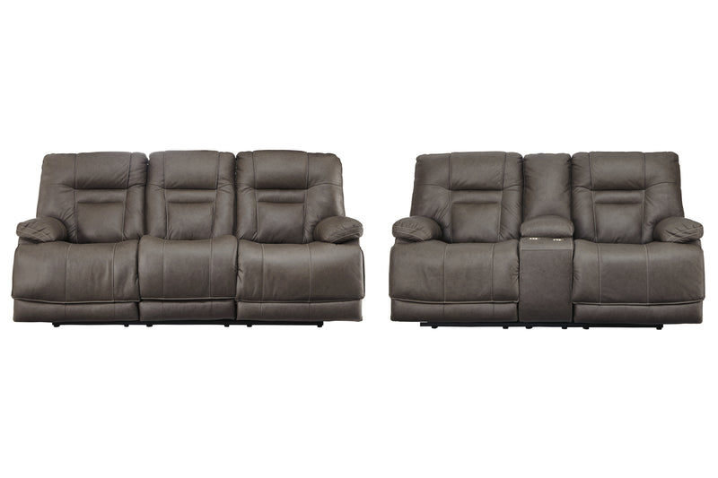 Wurstrow Smoke Sofa And Loveseat