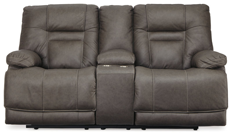 Wurstrow Smoke Sofa Loveseat And Recliner