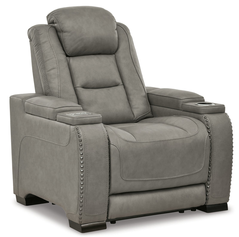 The Gray Man-den Sofa Loveseat And Recliner