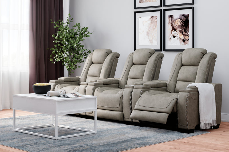 The Gray Man-den 3-Piece Home Theater Seating