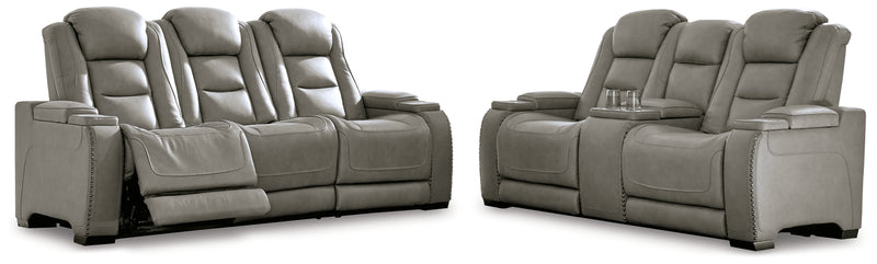 The Gray Man-den Sofa And Loveseat