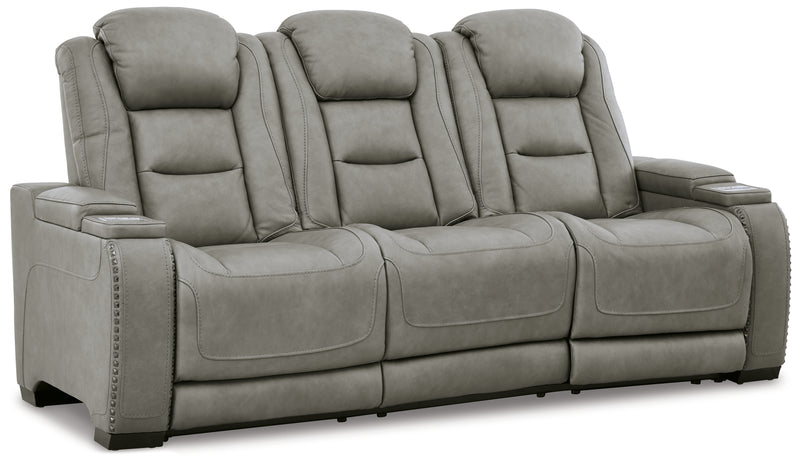 The Gray Man-den Sofa Loveseat And Recliner