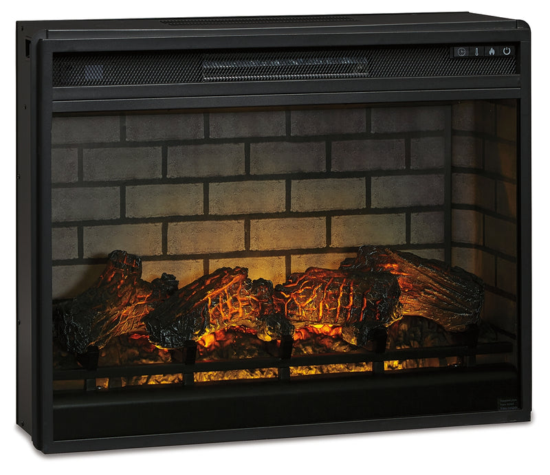 Entertainment Accessories Black Electric Infrared Fireplace Insert