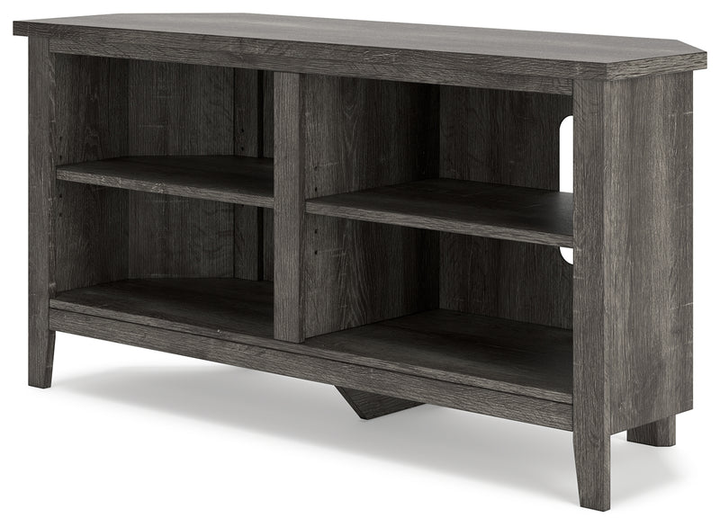 Arlenbry Gray Corner Tv Stand