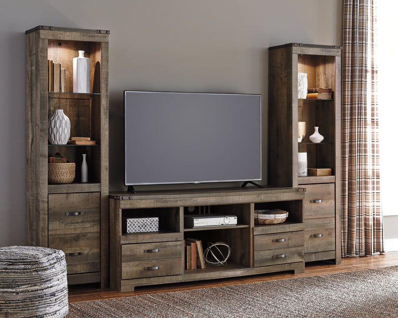 Trinell Brown 3-Piece Entertainment Center