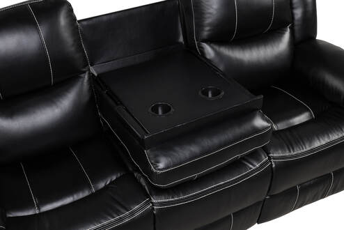 Carter Black 3Pc Reclining Set