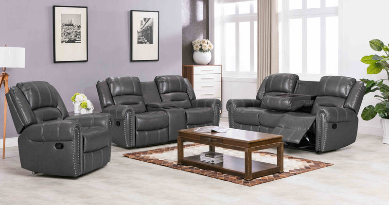 Lexington2023 Gray 3Pc Reclining Living Room