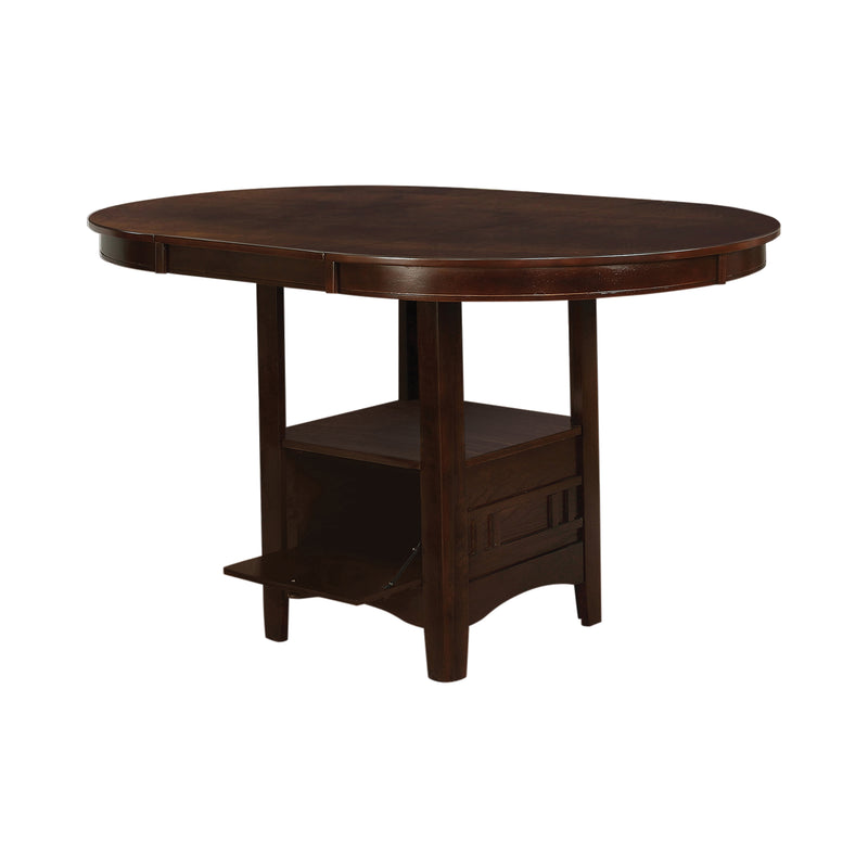 Lavon Oval Counter Height Table Espresso