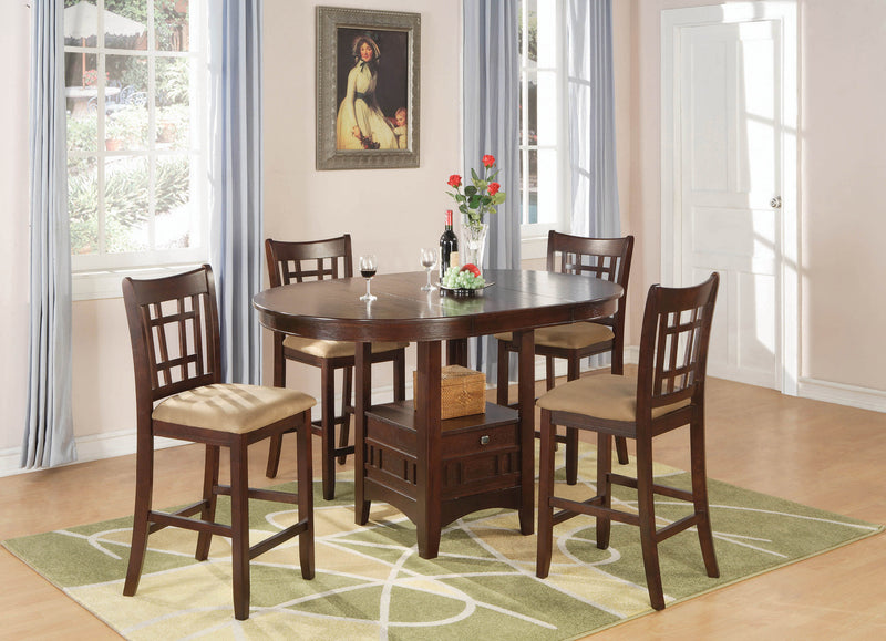 Lavon Dining Table With Storage Espresso