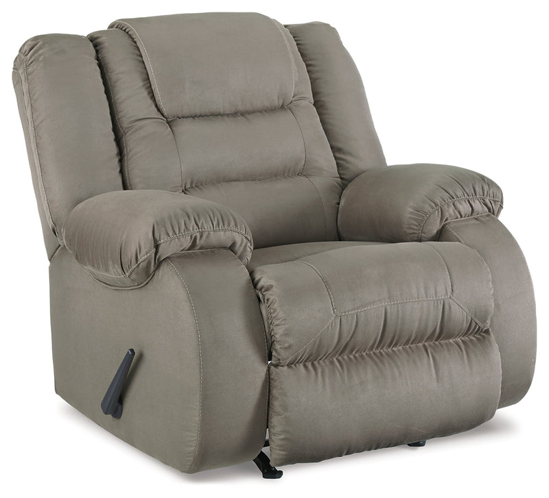 Mccade Cobblestone Microfiber Recliner